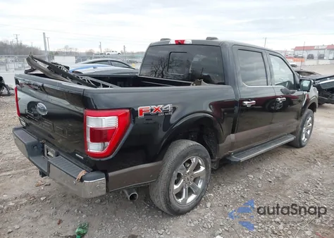 2021 Ford F-150 Lariat from USA, damaged, VIN 1FTFW1E89MKE52018